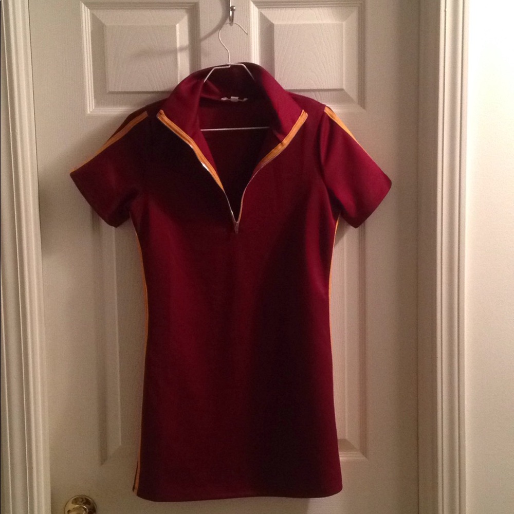 Garnet & Gold Jersey Dress